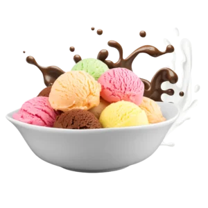Ice Cream (Vanilla, Chocolate, Mango)