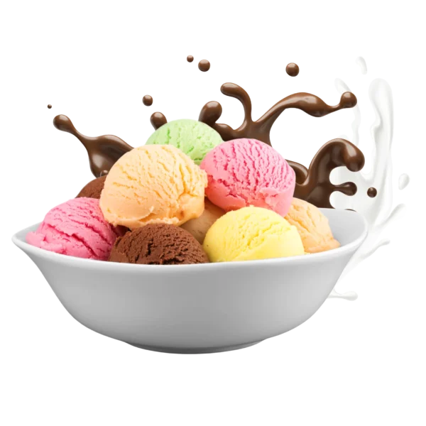 Ice Cream (Vanilla, Chocolate, Mango)